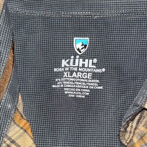 Kuhl Plaid Shirt in Brown and Gray